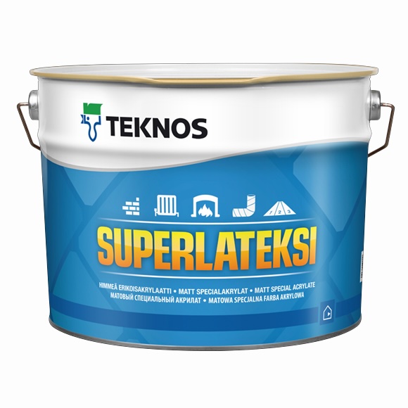 Farba Teknos Superlateksi Cappuccino do boazerii angielskiej MDF.