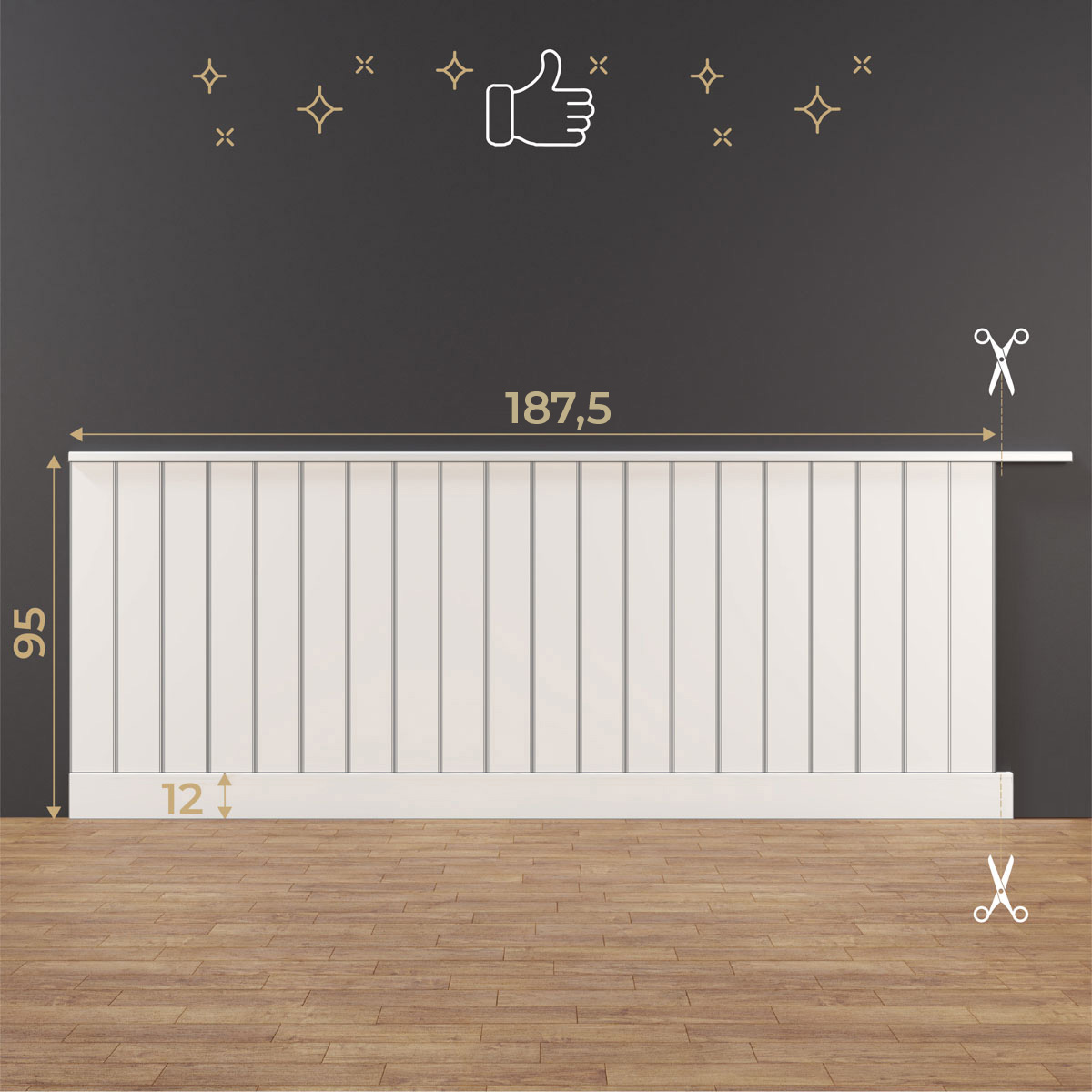 Boazeria angielska Urbannest Nova slim zamontowana