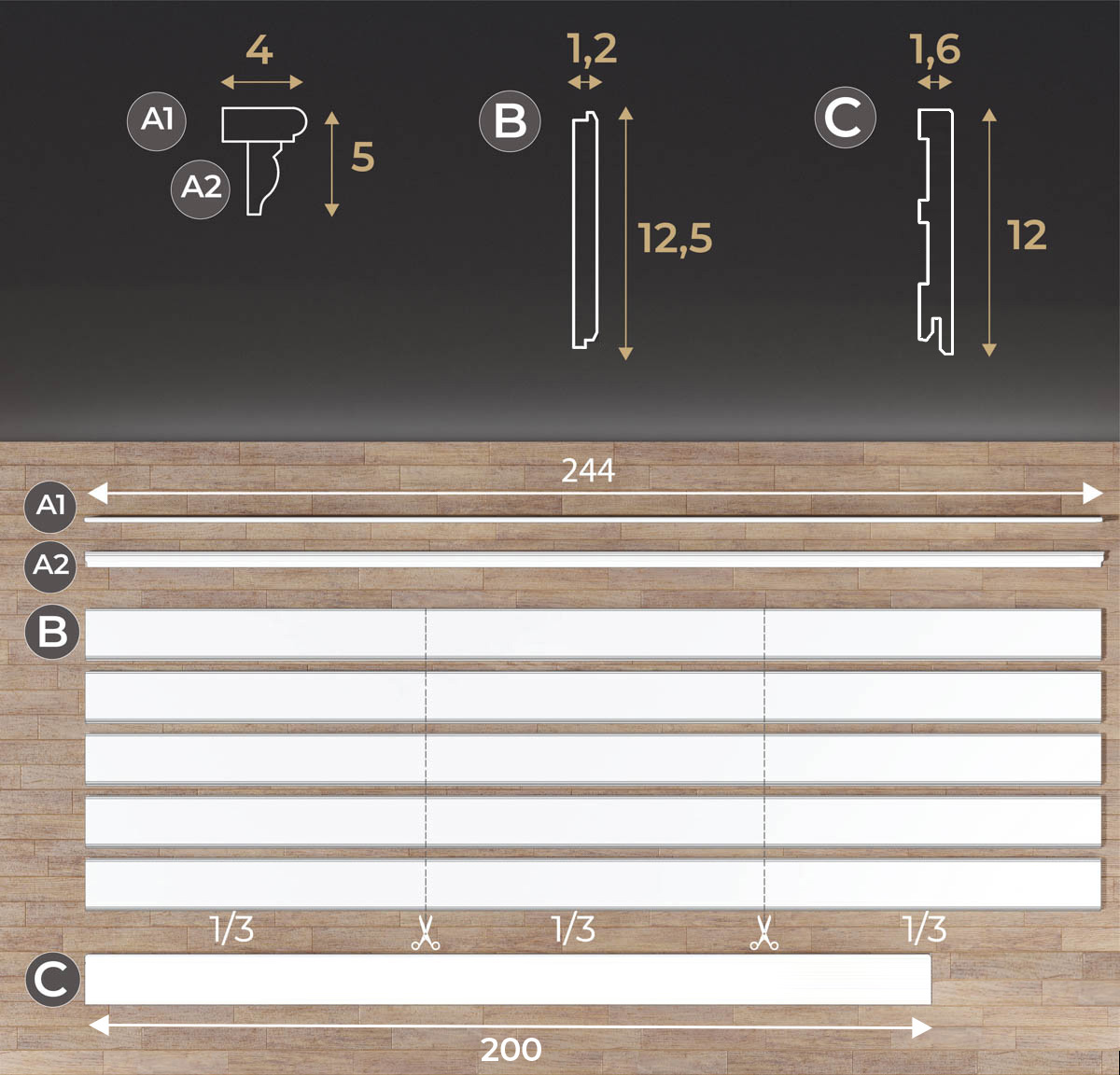 Boazeria angielska nova zawartość zestawu