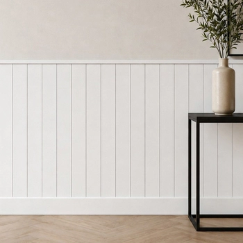 Boazeria ścienna AXIS - długość 200 cm, wysokość 114,5 cm - zestaw listew MDF