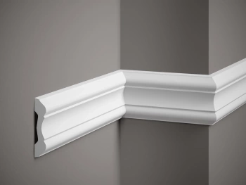 Listwa ścienna ProFoam MDD345, biała, wymiary 200 x 2.4 x 10.2 cm