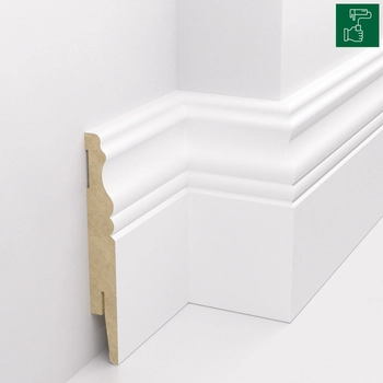 Listwa przypodłogowa MDF - ALEXA 12cm - do malowania