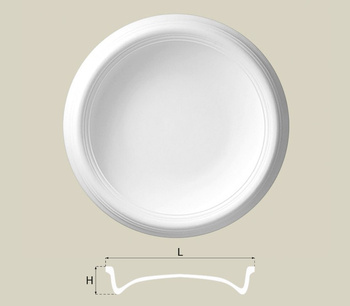 Dekoracyjny Ornament Sufitowy Creativa R-22