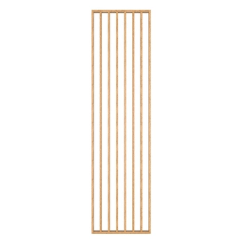 PRÓBKA 10 CM - Ścianka przestrzenna działowa z lameli Dąb Saragossa 65x580x2750 mm