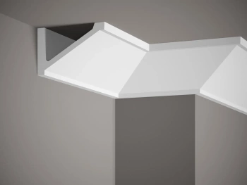 Biała Listwa Dekoracyjna ProFoam MDB131 o wymiarach 200 x 14 x 9 cm