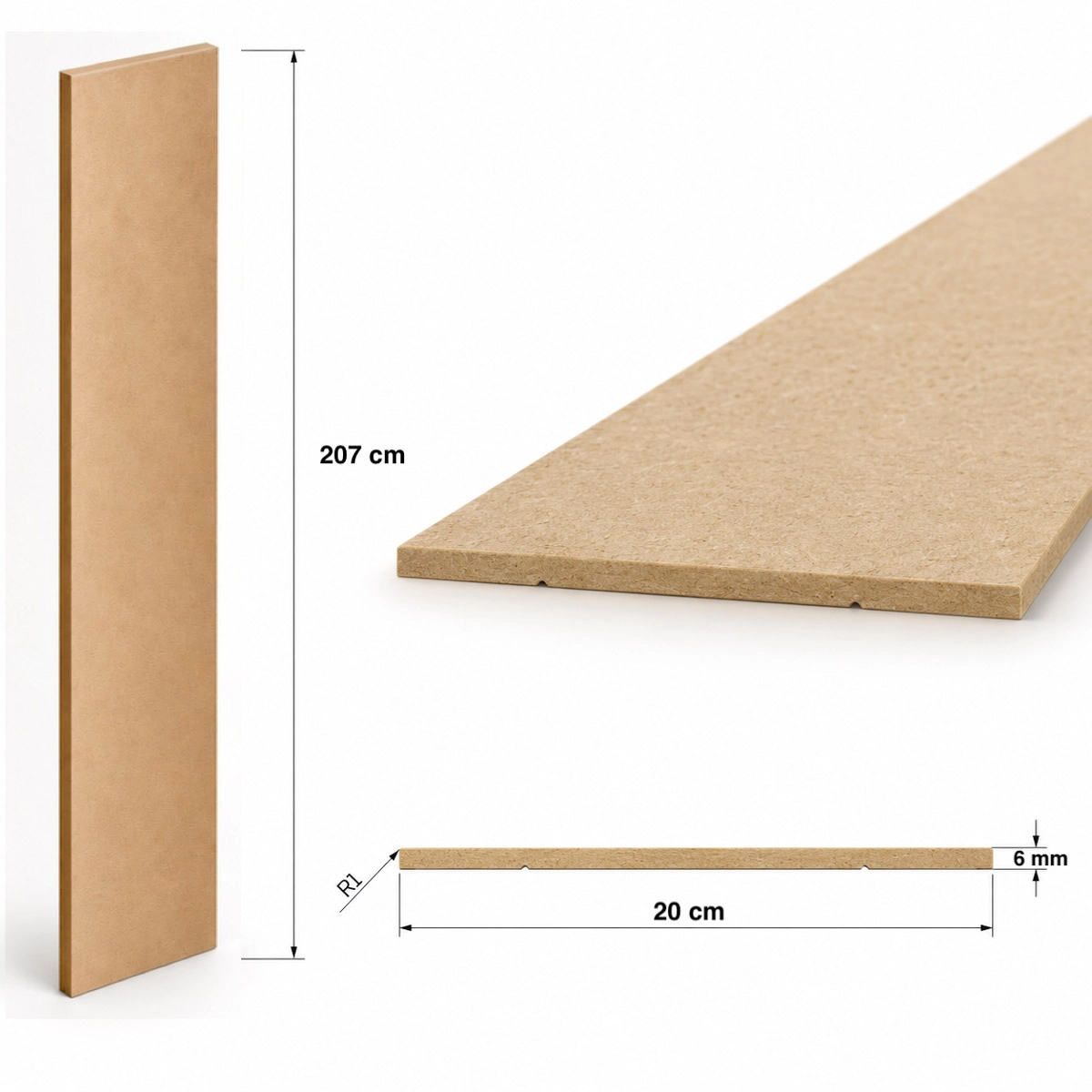 Detal profilu listwy boazeryjnej ELEGANT XL