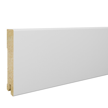 Listwa przypodłogowa MDF Biała Premium, 95x14 mm, Pedross