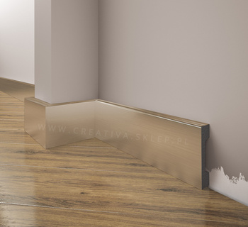 Cokół Przypodłogowy Creativa LPC-23i w Odcieniu Inox, Długość 244cm