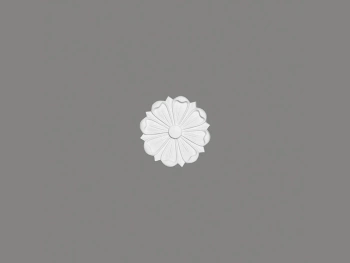 Biała Rozeta Sufitowa ProFoam B3021 o Wysokości 1.6 cm