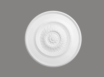Rozeta sufitowa B3023, kolor biały, wysokość 8.5 cm, materiał ProFoam