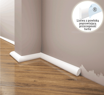 Ćwierćwałek Przypodłogowy Creativa LPC-12 o długości 244cm