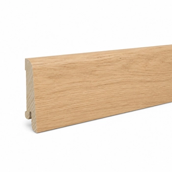 Listwa przypodłogowa drewniana 60x15 mm - dąb europejski lakierowany