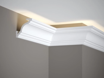 Listwa oświetleniowa MD213 biała wym. 200 x 8.1 x 8.1 cm, z PolyForce