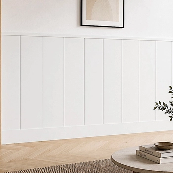Boazeria ścienna LOFT - długość 200 cm, wysokość 114,5 cm - zestaw listew MDF