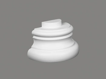 Podstawa do półkolumny ProFoam C5001-4H w kolorze białym o wymiarach 28 x 14 x 14.5 cm