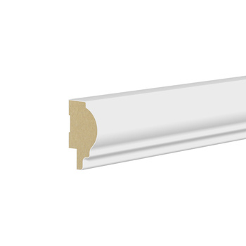 PRÓBKA 20 CM - Listwa wieńcząca do boazerii ściennej MDF - LUMO - Biala Premium
