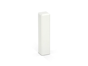 Drewniany łącznik/narożnik/zakończenie w formie słupka do listew przypodłogowych lakierowany 8,3cm