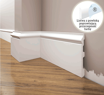 Elastyczna listwa podłogowa, cokół Creativa LPC-22F o długości 200cm