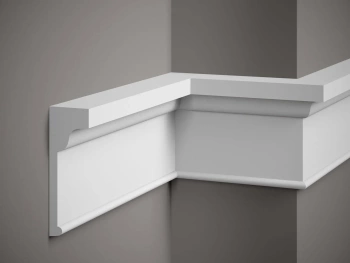 Listwa ścienna ProFoam MDD335, biała, wymiary 200 x 5.4 x 15.5 cm