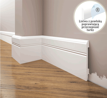 Cokoł przypodłogowy Creativa LPC-18, wys. 10,8 cm