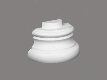 Podstawa półkolumny C5001-4H biała wym. 28 x 14 x 14.5 cm, z ProFoam