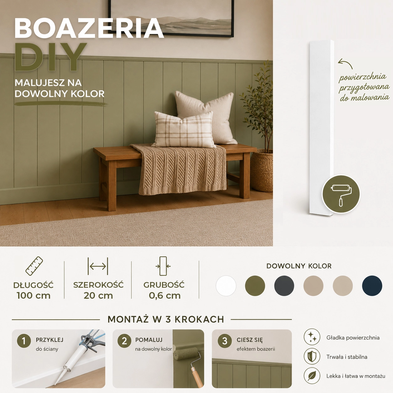 Listwa boazeryjna ELEGANT XL, boazeria ścienna MDF, do malowania pol_pl_Listwa-boazeryjna-ELEGANT-XL-boazeria-scienna-MDF-do-malowania-3553_5