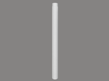 Kolumna ozdobna C3002W biała wym. 20 x 12.5 x 239.5 cm, z ProFoam
