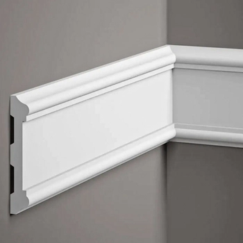 Listwa ścienna MDD410 biała wym. 200 x 2 x 10.8 cm, z ProFoam
