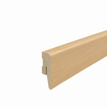 PRÓBKA 20 CM - Listwa przypodłogowa MDF TRIO R5, Dąb Natur, 6cm