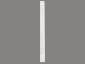 Pilaster ProFoam biały D1504 o wymiarach 216 x 7 x 16.5 cm