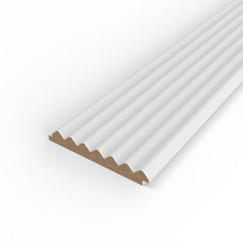 Panel Lamelowy Zigzag 10cm - Próbka 20cm, Lakierowany