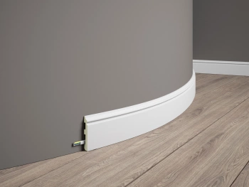 Biała Listwa Flexu MD018F o wymiarach 200 x 1.3 x 8 cm