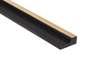 Zakończenie Lameli Prawe w Kolorze Naturalnym Dąb, Wymiary 270 x 2.9 x 1.2 cm, Materiał PolyForce, Model L0105R