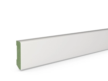Listwa przypodłogowa MDF Plus biała R3 (262 cm x 6 cm x 1,6 cm) wilgocioodporna lakierowana półmatowa