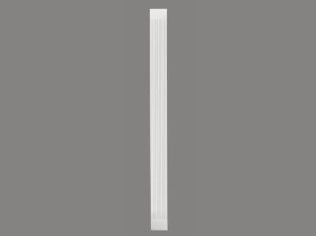 Pilaster ProFoam Biały D1516, wymiary 220 x 2 x 19.7 cm