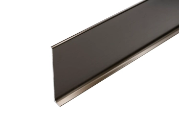 Listwa przypodłogowa aluminiowa kawowa EC40S cokół Creativa LP80