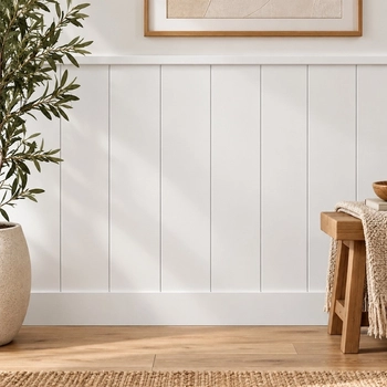 Boazeria ścienna LOFT - długość 200 cm, wysokość 114,5 cm - zestaw listew MDF