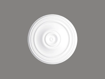 Biała Rozeta Sufitowa B3025 o Wysokości 4 cm z ProFoam