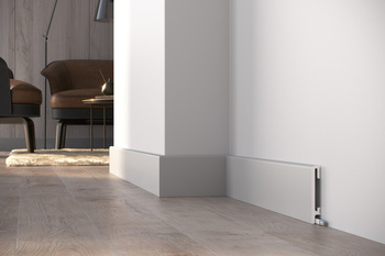 Premium Floor Durofit PF100G - Szara Listwa Przypodłogowa RAL7047 o szerokości 10 cm