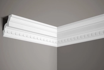 Listwa sufitowa MDA002 biała wym. 200 x 8.8 x 7.9 cm, z ProFoam