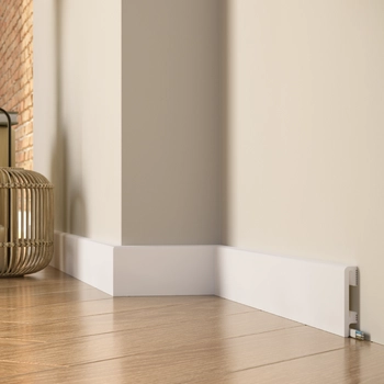 PRÓBKA 20 cm- Listwa przypodłogowa Premium Floor Durofit PF080 biała RAL9003 8 cm