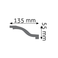 5.5 x 13.5 cm