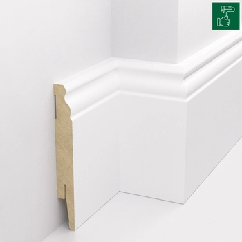 Listwa przypodłogowa MDF - ESTILO 12cm - do malowania