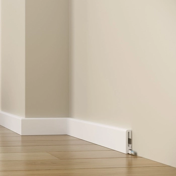 PRÓBKA 20 cm - Listwa przypodłogowa Premium Floor Durofit PF060 biała 6 cm