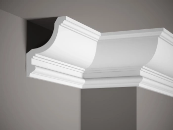 Biała Listwa Dekoracyjna ProFoam MDB154, wymiary 200 x 12.5 x 15 cm