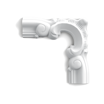 Narożnik do Listwy Ściennej Orac Decor P8030D