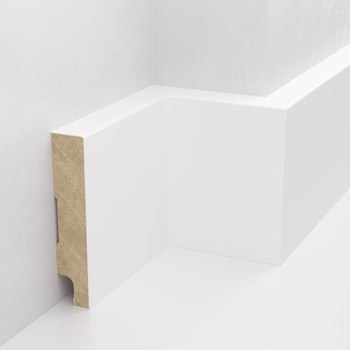 Biała Listwa Przypodłogowa MDF 20cm z Wodoodpornym Lakierem PRIMA 8cm