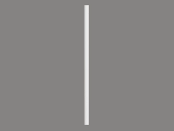 Pilaster D1511 biały o wymiarach 240 x 3.2 x 9.3 cm, z ProFoam