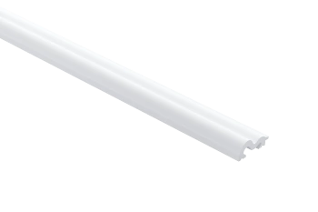 Panel z lamelami Vivid WP003P w kolorze biały RAL 9003 o wymiarach 270 x 1.6 x 24.7 cm, wykonany z PolyForce