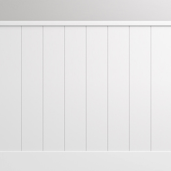 Lakierowana Boazeria Angielska NOVA - zestaw listwą przypodłogową i wieńccem - wymiary 187,5 x 95 cm